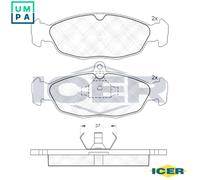 New Brake Pad Set, disc brake for CHEVROLET CHRYSLER DAEWOO JAGUAR OPEL:XJ