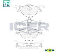 BRAKE PAD SET DISC BRAKE 181249 FOR VAUXHALL ASTRAVAN/Mk/IV CHEVROLET OPEL