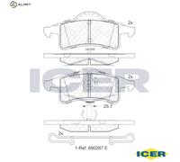 BRAKE PAD SET DISC BRAKE 181399 FOR JEEP GRAND/CHEROKEE/II/Mk/SUV EXA 3.1L 5cyl