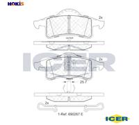 BRAKE PAD SET DISC BRAKE 181399 FOR JEEP GRAND/CHEROKEE/II/Mk/SUV EXA 3.1L 5cyl