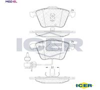 BRAKE PAD SET DISC BRAKE 181531 FOR AUDI A6/S6 ALLROAD BCZ/BFC/BDG/AYM 2.5L 6cyl