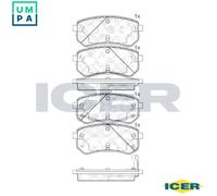 New Brake Pad Set, disc brake for HYUNDAI KIA:i10 I,MORNING,PICANTO,EUROSTAR