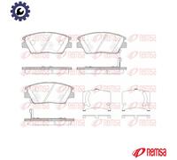 BRAKE PAD SET DISC BRAKE 1824.02 FOR SSANGYONG XLV/SUV TIVOLAN TIVOLI/AIR 1.6L