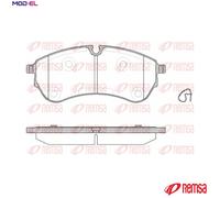 BRAKE PAD SET DISC BRAKE 1830.00 FOR MAN TGE/Bus/Platform/Chassis/Van 2.0L 4cyl
