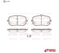BRAKE PAD SET DISC BRAKE 1835.00 FOR MERCEDES-BENZ B-CLASS A-CLASS B-KLASSE 2.0L