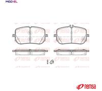 BRAKE PAD SET DISC BRAKE 1835.00 FOR MERCEDES-BENZ B-CLASS A-CLASS B-KLASSE 2.0L
