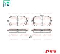 BRAKE PAD SET DISC BRAKE 1835.00 FOR MERCEDES-BENZ B-CLASS A-CLASS B-KLASSE 2.0L
