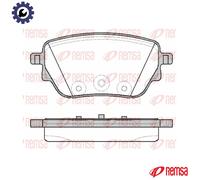 Brake pads Rear Axle 1838.00 REMSA for MERCEDES-BENZ A-CLASS A-CLASS Saloon CLA