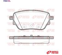 BRAKE PAD SET DISC BRAKE 1838.00 FOR MERCEDES-BENZ B-CLASS A-CLASS B-KLASSE 1.3L