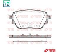 REMSA 1838.00 Brake pad set