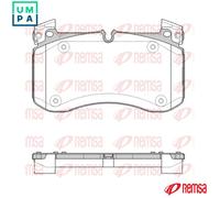 REMSA 1840.00 Brake pad set