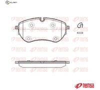 BRAKE PAD SET DISC BRAKE 1853.00 FOR VW CFPA 2.0L CNEA/CSHA/CNFB 2.0L 4cyl 3.0L