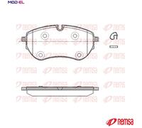BRAKE PAD SET DISC BRAKE 1853.00 FOR VW CFPA 2.0L CNEA/CSHA/CNFB 2.0L 4cyl 3.0L