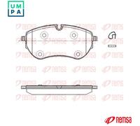 BRAKE PAD SET DISC BRAKE 1853.00 FOR VW CFPA 2.0L CNEA/CSHA/CNFB 2.0L 4cyl 3.0L