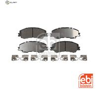 FEBI BILSTEIN Brake Pad Set 186397 Front Fits Isuzu D-Max 3