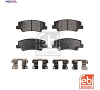 FEBI BILSTEIN Brake Pad Set 186399 Rear Axle Fits Hyundai Tucson Kia Sportage