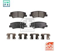FEBI BILSTEIN Brake Pad Set 186399 Rear Axle Fits Hyundai Tucson Kia Sportage