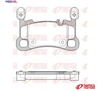 BRAKE PAD SET DISC BRAKE 1864.00 FOR PORSCHE DCBG/DCBF/DCBE/MDC.BE 3.0L 6cyl