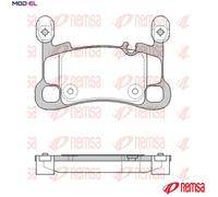 BRAKE PAD SET DISC BRAKE 1864.00 FOR PORSCHE DCBG/DCBF/DCBE/MDC.BE 3.0L 6cyl