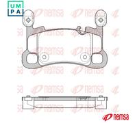 BRAKE PAD SET DISC BRAKE 1864.00 FOR PORSCHE DCBG/DCBF/DCBE/MDC.BE 3.0L 6cyl