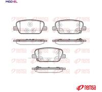 BRAKE PAD SET DISC BRAKE 1878.02 FOR HYUNDAI SANTA/FE/IV/SUV/Van G4KJ 2.4L 4cyl