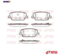 BRAKE PAD SET DISC BRAKE 1878.02 FOR HYUNDAI SANTA/FE/IV/SUV/Van G4KJ 2.4L 4cyl