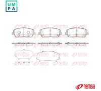 BRAKE PAD SET DISC BRAKE 1880.02 FOR HYUNDAI SANTA/FE/IV/SUV/Van KIA 2.4L 4cyl
