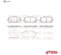 BRAKE PAD SET DISC BRAKE 1880.02 FOR HYUNDAI SANTA/FE/IV/SUV/Van KIA 2.4L 4cyl