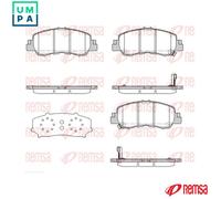 BRAKE PAD SET DISC BRAKE 1881.02 FOR MITSUBISHI 4B12 2.4L 4B40 1.5L 4N14 2.3L