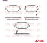 BRAKE PAD SET DISC BRAKE 1882.02 FOR MITSUBISHI 4B12 2.4L 4B40 1.5L 4N14 2.3L