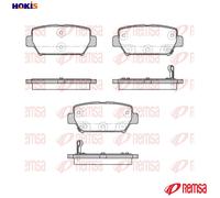 BRAKE PAD SET DISC BRAKE 1882.02 FOR MITSUBISHI 4B12 2.4L 4B40 1.5L 4N14 2.3L