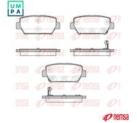 BRAKE PAD SET DISC BRAKE 1882.02 FOR MITSUBISHI 4B12 2.4L 4B40 1.5L 4N14 2.3L