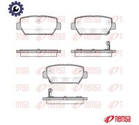 BRAKE PAD SET DISC BRAKE 1882.02 FOR MITSUBISHI 4B12 2.4L 4B40 1.5L 4N14 2.3L