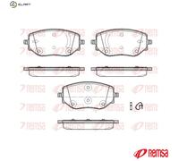 BRAKE PAD SET DISC BRAKE 1887.00 FOR RENAULT DACIA NISSAN B4D419/409/470 1.0L