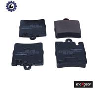 Brake pads Rear Axle 19-0410 MAXGEAR for MERCEDES-BENZ E-CLASS C-CLASS T-Model