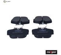 BRAKE PAD SET DISC BRAKE 19-0447 FOR MERCEDES-BENZ M 102.910 1.8L 4cyl 190 2.5L