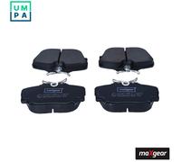 BRAKE PAD SET DISC BRAKE 19-0447 FOR MERCEDES-BENZ M 102.910 1.8L 4cyl 190 2.5L