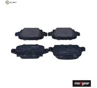 Brake pads Rear Axle 19-0451 MAXGEAR for FIAT ABARTH OPEL