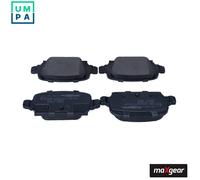 Brake pads Rear Axle 19-0451 MAXGEAR for FIAT ABARTH OPEL