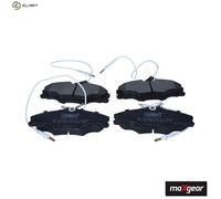BRAKE PAD SET DISC BRAKE 19-0551 FOR PEUGEOT LFX /LFY 1.8L DHW 1.9L 6FZ 1.7L 406