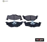 Brake pads Front Axle 19-0599 MAXGEAR for VW SEAT