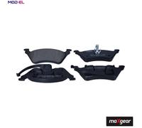 Brake pads Rear Axle 19-0646 MAXGEAR for CHRYSLER JEEP DODGE