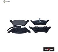 Brake pads Rear Axle 19-0646 MAXGEAR for CHRYSLER JEEP DODGE