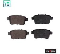 MAXGEAR 19-1108 Brake Pads Set Rear for Kangoo Citan