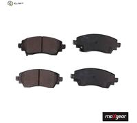Brake pads Front Axle 19-1154 MAXGEAR for TOYOTA COROLLA Liftback