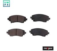 Brake pads Front Axle 19-1154 MAXGEAR for TOYOTA COROLLA Liftback