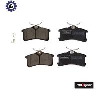 BRAKE PAD SET DISC BRAKE 19-1158 FOR TOYOTA COROLLA/Liftback/Compact AVENSIS