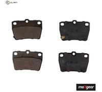 BRAKE PAD SET DISC BRAKE 19-1162 FOR TOYOTA RAV/4/II/SUV/Mk 1ZZ-FE 1.8L 4cyl