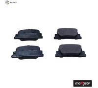 Brake pads Rear Axle 19-1409 MAXGEAR for TOYOTA CAMRY PRIUS Liftback