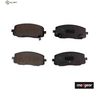 BRAKE PAD SET DISC BRAKE 19-1987 FOR HYUNDAI KIA D3FA 1.1L G3LA 1.0L 3cyl 1.2L